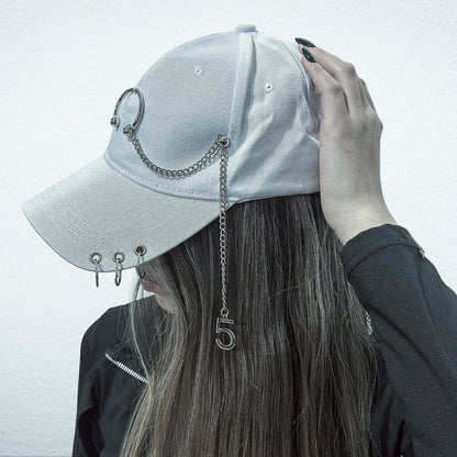 White Chain Cap