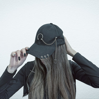 Black Chain Cap