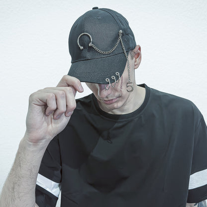 Black Chain Cap